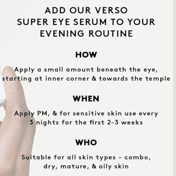 Verso Super Eye Serum with Retinol 8, New, no box. - Picture 2 of 7